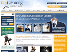 Tablet Screenshot of drycleaningcollections.co.uk